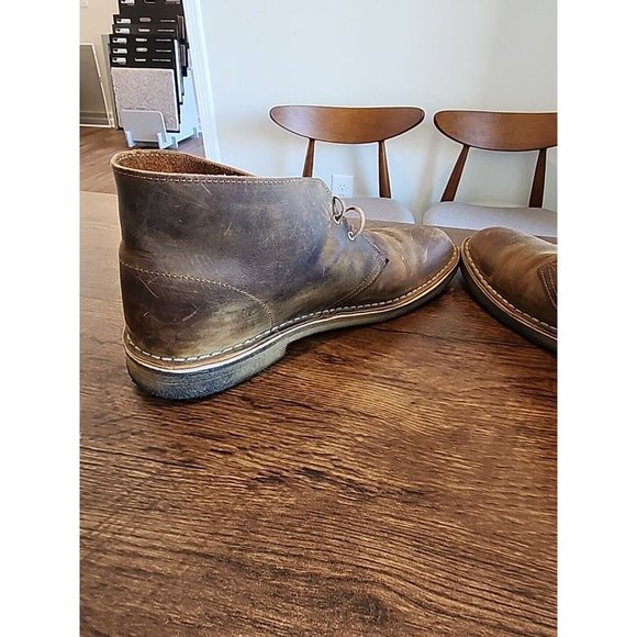 Clark's Originals Men's Leather Desert 2 Eye Chukka Ankle Boots Size 11.5M - Picture 6 of 13